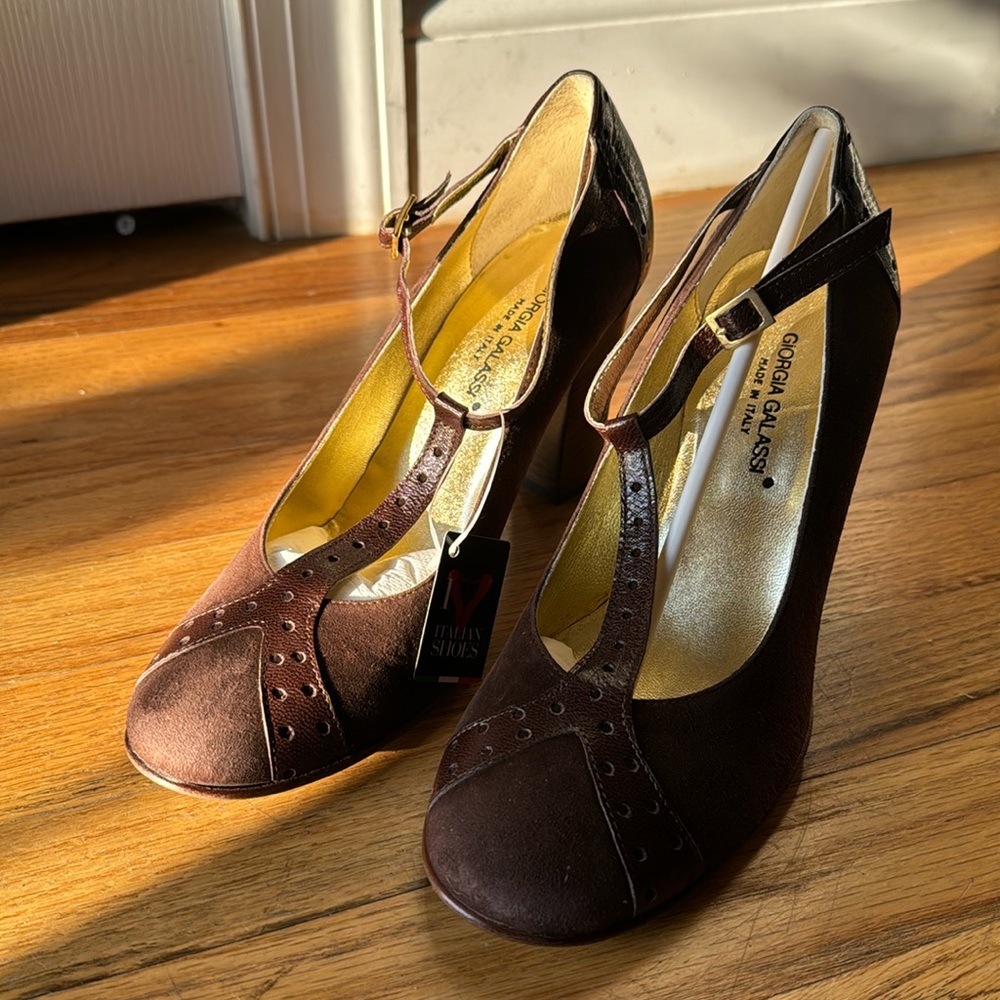 🆕🌿GIORGIO GALASSI SUEDE PUMPS🌿